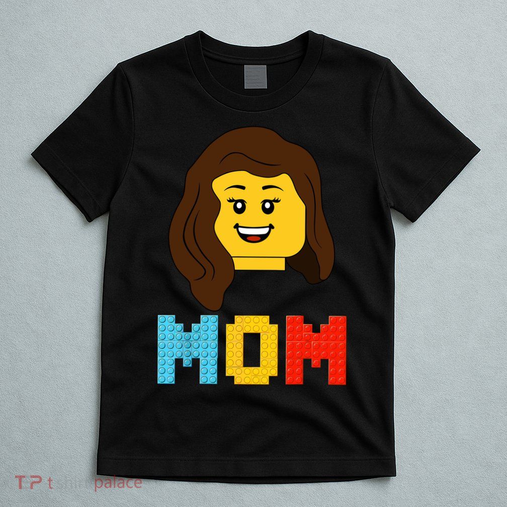 Mom Master Builder Building Bricks Blocks Matching Family T-Shirt