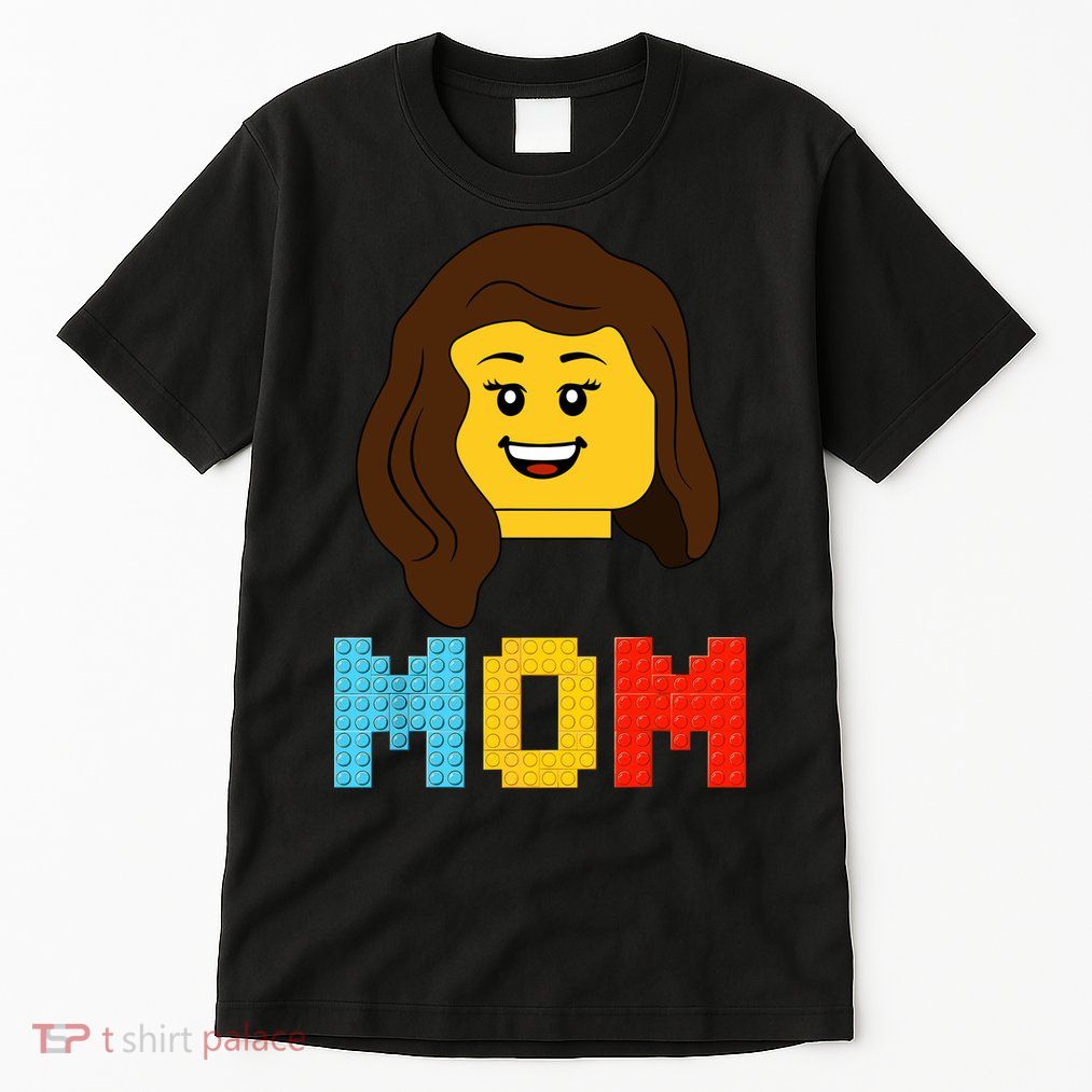 Mom Master Builder Building Bricks Blocks Matching Family Tall T-Shirt