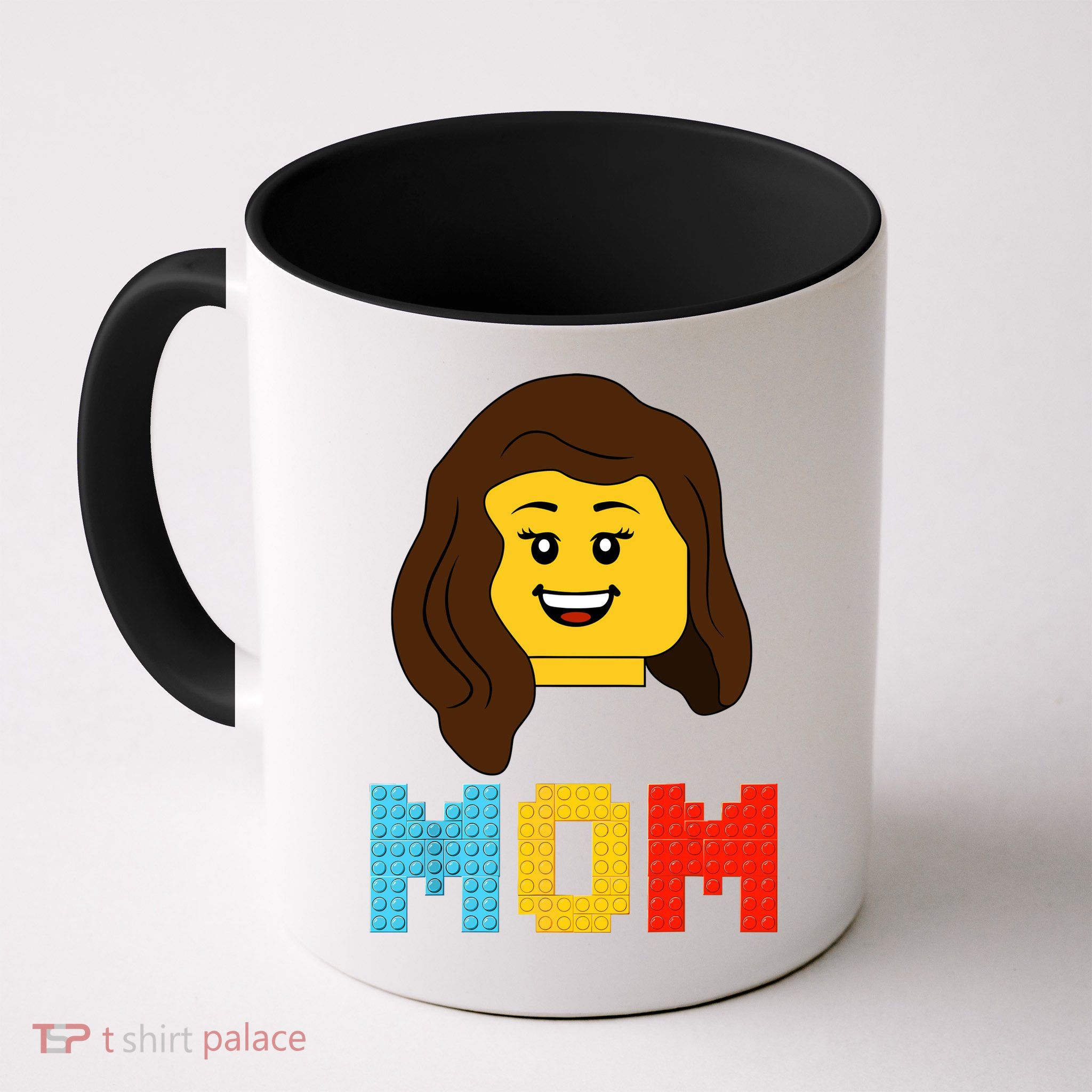 Mom Master Builder Building Bricks Blocks Matching Family Mug