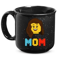Mom Master Builder Building Bricks Blocks Matching Family 15oz Campfire Ceramic Mug