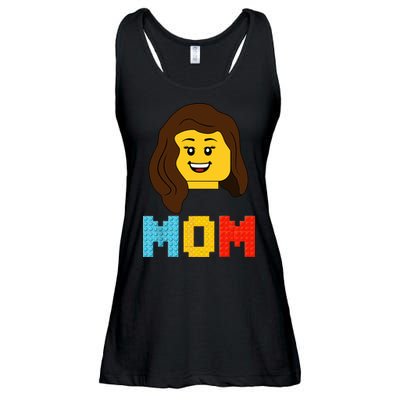 Mom Master Builder Building Bricks Blocks Matching Family Ladies Essential Flowy Tank