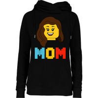 Mom Master Builder Building Bricks Blocks Matching Family Womens Funnel Neck Pullover Hood