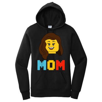 Mom Master Builder Building Bricks Blocks Matching Family Women's Pullover Hoodie