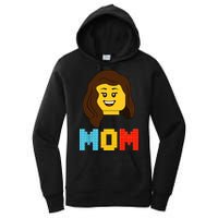 Mom Master Builder Building Bricks Blocks Matching Family Women's Pullover Hoodie
