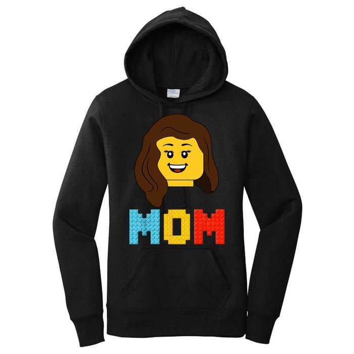 Mom Master Builder Building Bricks Blocks Matching Family Women's Pullover Hoodie