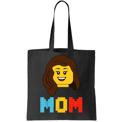 Mom Master Builder Building Bricks Blocks Matching Family Tote Bag