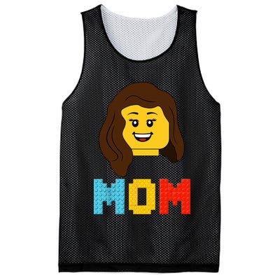 Mom Master Builder Building Bricks Blocks Matching Family Mesh Reversible Basketball Jersey Tank