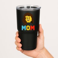 Mom Master Builder Building Bricks Blocks Matching Family Tumbler