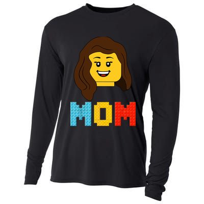 Mom Master Builder Building Bricks Blocks Matching Family Cooling Performance Long Sleeve Crew