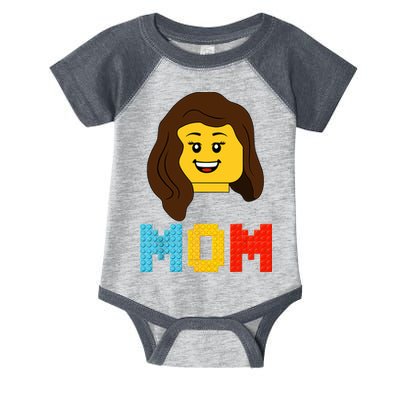 Mom Master Builder Building Bricks Blocks Matching Family Infant Baby Jersey Bodysuit