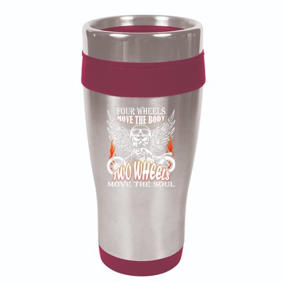 Motorbike Motorcyclist Biker Chopper Bike Motorcycles 16oz Travel Tumbler
