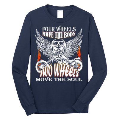 Motorbike Motorcyclist Biker Chopper Bike Motorcycles Long Sleeve Shirt