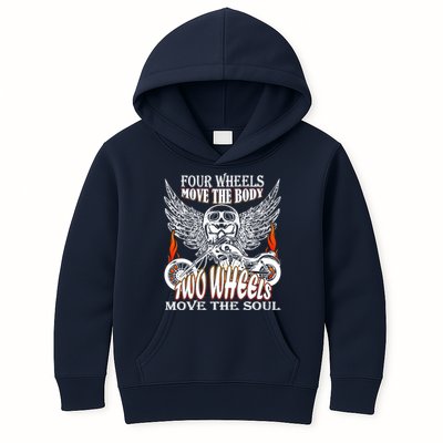 Motorbike Motorcyclist Biker Chopper Bike Motorcycles Kids Hoodie