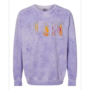 Mtb Mountain Bike Colorblast Crewneck Sweatshirt