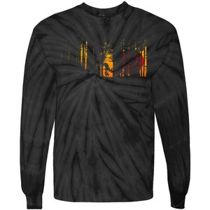 Mtb Mountain Bike Tie-Dye Long Sleeve Shirt