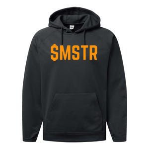 $Mstr Microstrategy Bitcoin Performance Fleece Hoodie