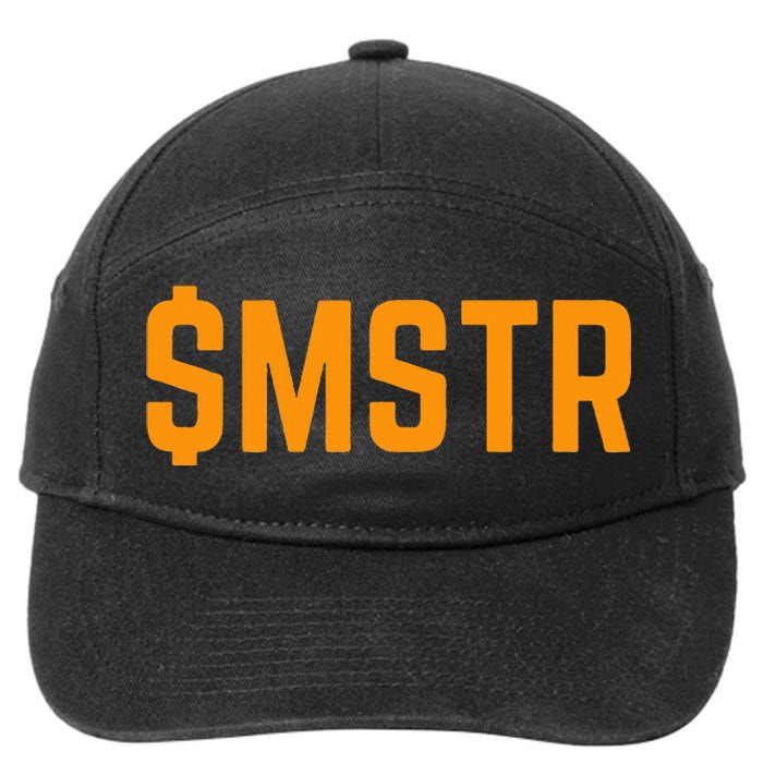 $Mstr Microstrategy Bitcoin 7-Panel Snapback Hat