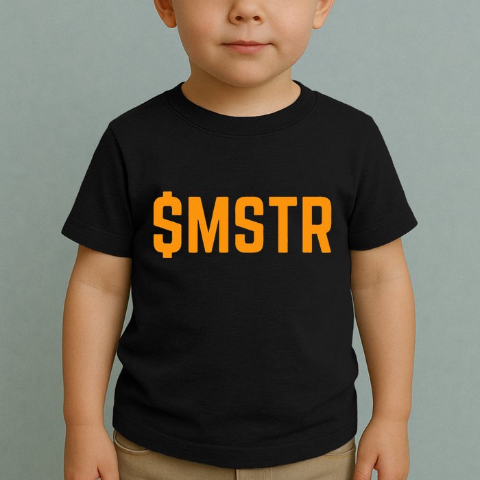 $Mstr Microstrategy Bitcoin Toddler T-Shirt