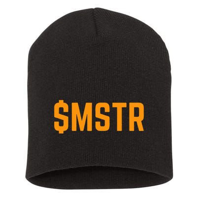 $Mstr Microstrategy Bitcoin Short Acrylic Beanie