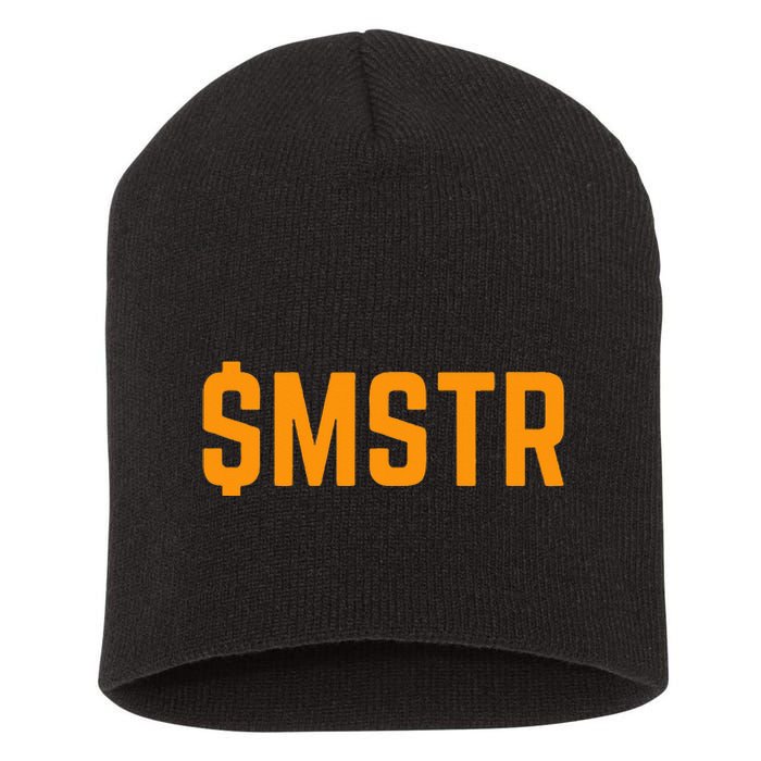 $Mstr Microstrategy Bitcoin Short Acrylic Beanie