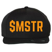 $Mstr Microstrategy Bitcoin Wool Snapback Cap