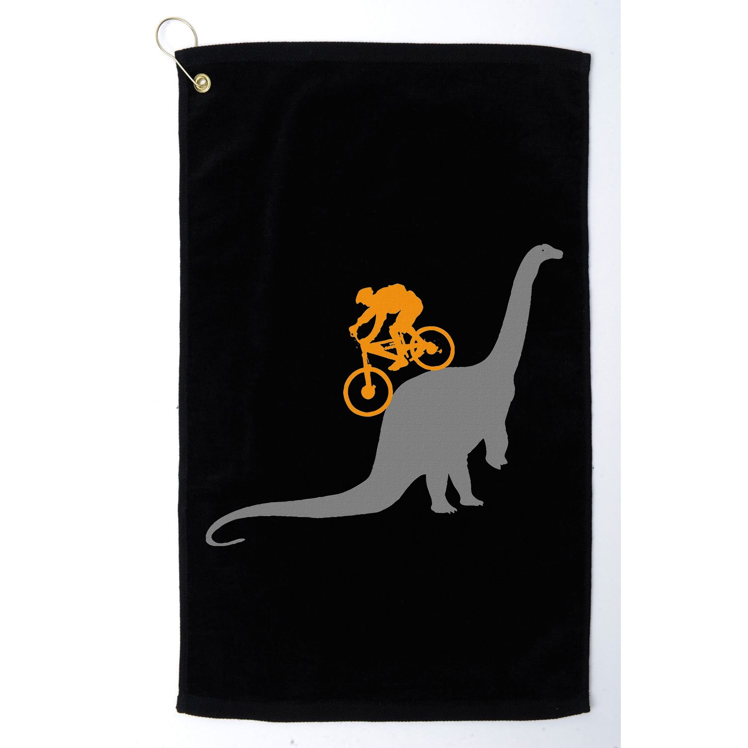 Mtb Mountain Bike Bicycle Sports Gifts Dinosaur Dino Bike Mountain Bicycle Sport Golf Towel