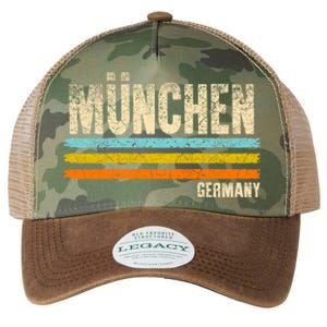 Munich MüNchen Bavaria Germany German Retro City Legacy Tie Dye Trucker Hat