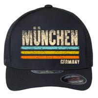 Munich MüNchen Bavaria Germany German Retro City Flexfit Unipanel Trucker Cap