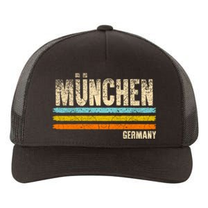 Munich MüNchen Bavaria Germany German Retro City Yupoong Adult 5-Panel Trucker Hat