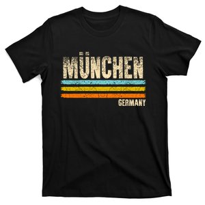 Munich MüNchen Bavaria Germany German Retro City T-Shirt