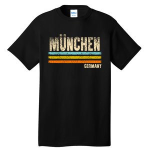 Munich MüNchen Bavaria Germany German Retro City Tall T-Shirt