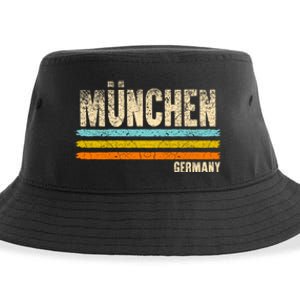 Munich MüNchen Bavaria Germany German Retro City Sustainable Bucket Hat