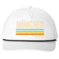 Munich MüNchen Bavaria Germany German Retro City Snapback Five-Panel Rope Hat