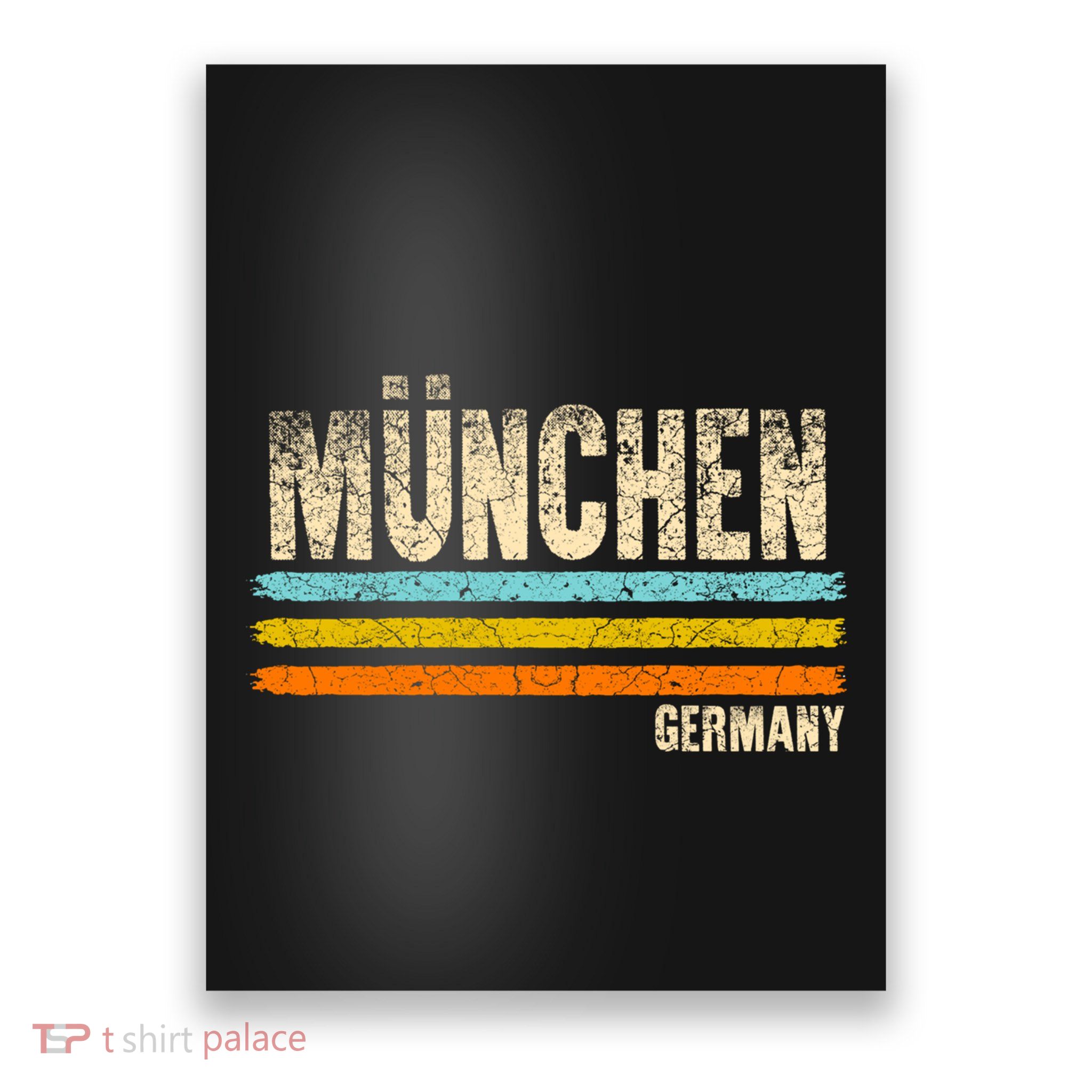 Munich MüNchen Bavaria Germany German Retro City Poster