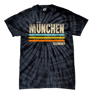 Munich MüNchen Bavaria Germany German Retro City Tie-Dye T-Shirt