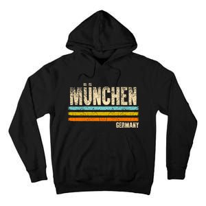 Munich MüNchen Bavaria Germany German Retro City Tall Hoodie