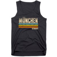 Munich MüNchen Bavaria Germany German Retro City Tank Top