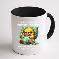 Me & My Bed Are Happily Married We Have 2  Named Pillow  Mug