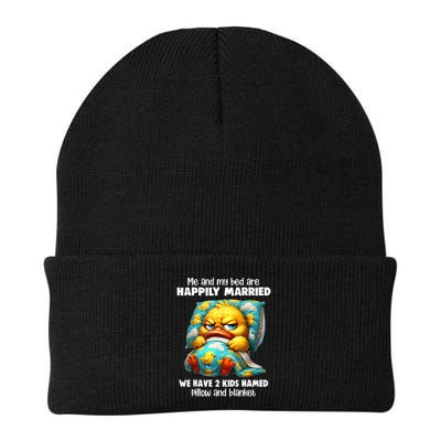 Me & My Bed Are Happily Married We Have 2  Named Pillow  Beanie