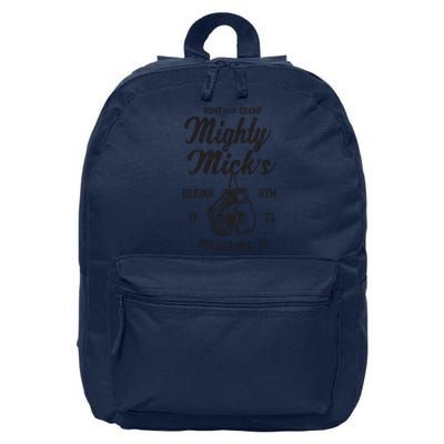 Mighty Micks Boxing Gym Vintage Sports Black 16 in Basic Backpack