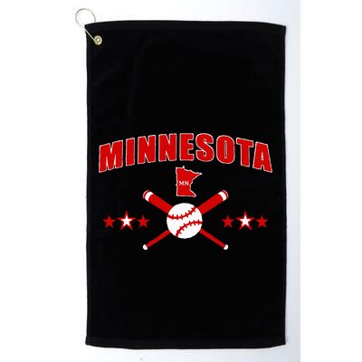 Minnesota Mn Baseball Golf Towel
