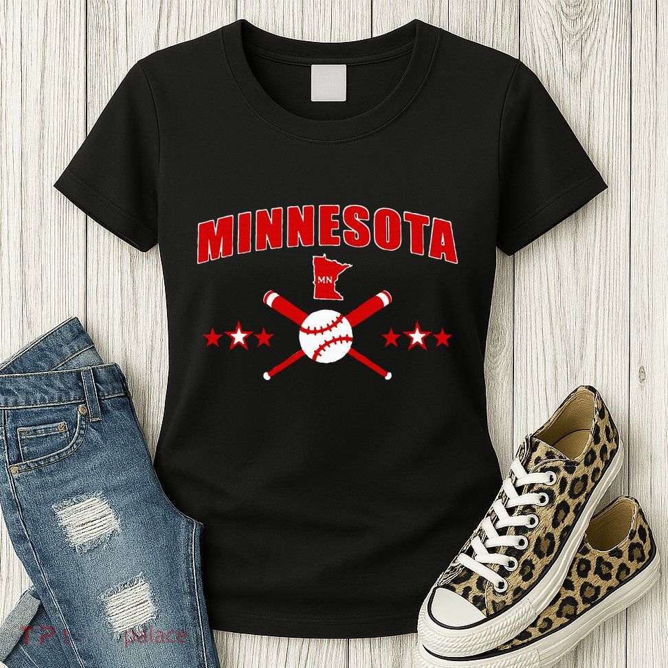 Minnesota Mn Baseball Womens T-Shirt