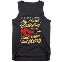 My March Birthday Gods Grace And Mercy Birthday Tank Top