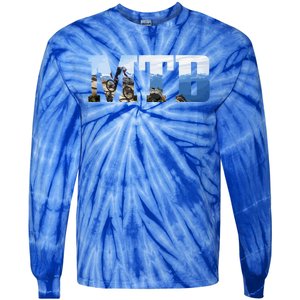 Mtb Mountain Bike Cycling Bicycle Mountain Biking Biker Great Gift Tie-Dye Long Sleeve Shirt