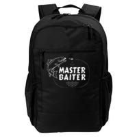 Mens Master Baiter Shirt Funny Fishing Fisherman Joke Dad Grandpa Daily Commute Backpack