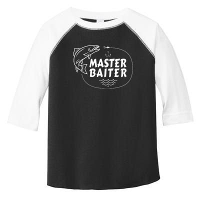 Mens Master Baiter Shirt Funny Fishing Fisherman Joke Dad Grandpa Toddler Fine Jersey T-Shirt