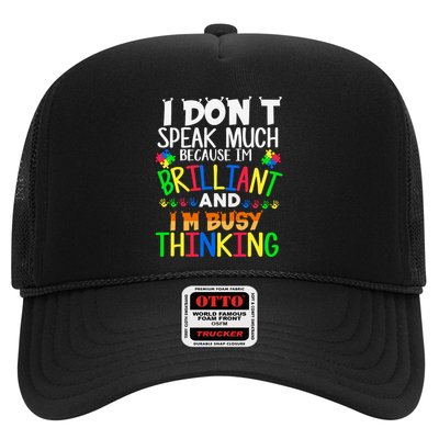 My May Be Non Verbal I May Be Nonverbal Autism Mom Gift Trucker Hat