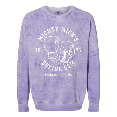 Mighty Mick's Boxing Gym 1976 Colorblast Crewneck Sweatshirt