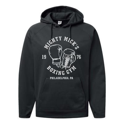 Mighty Mick's Boxing Gym 1976 Performance Fleece Hoodie