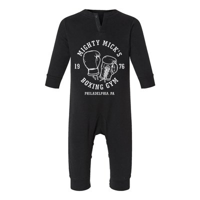 Mighty Mick's Boxing Gym 1976 Infant Fleece One Piece